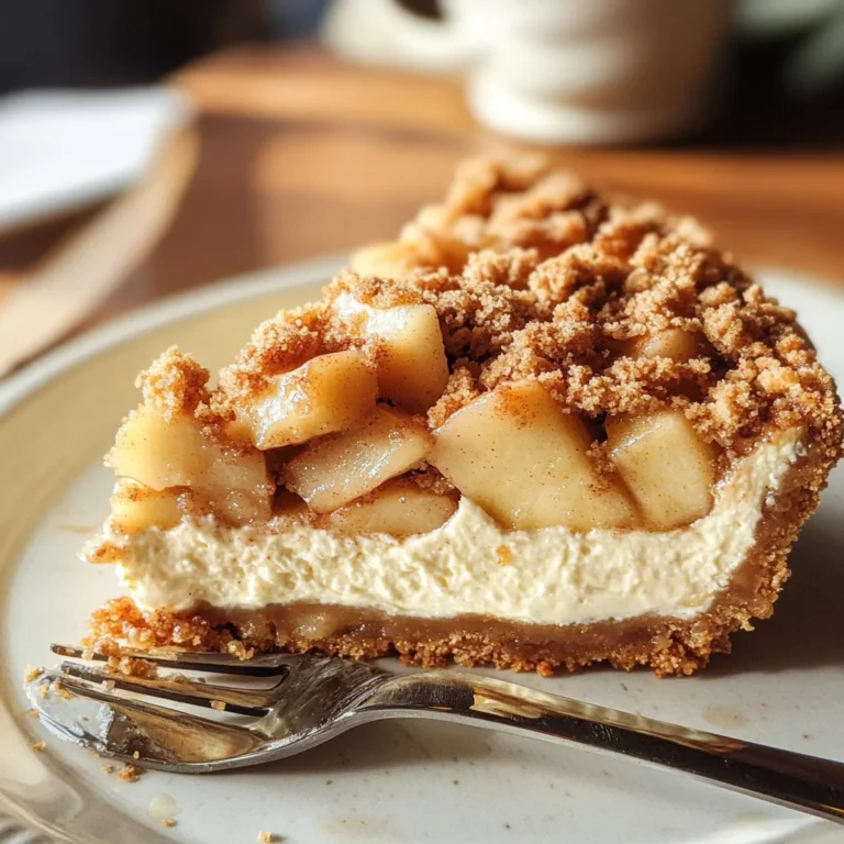 Apple Crumble Cheesecake