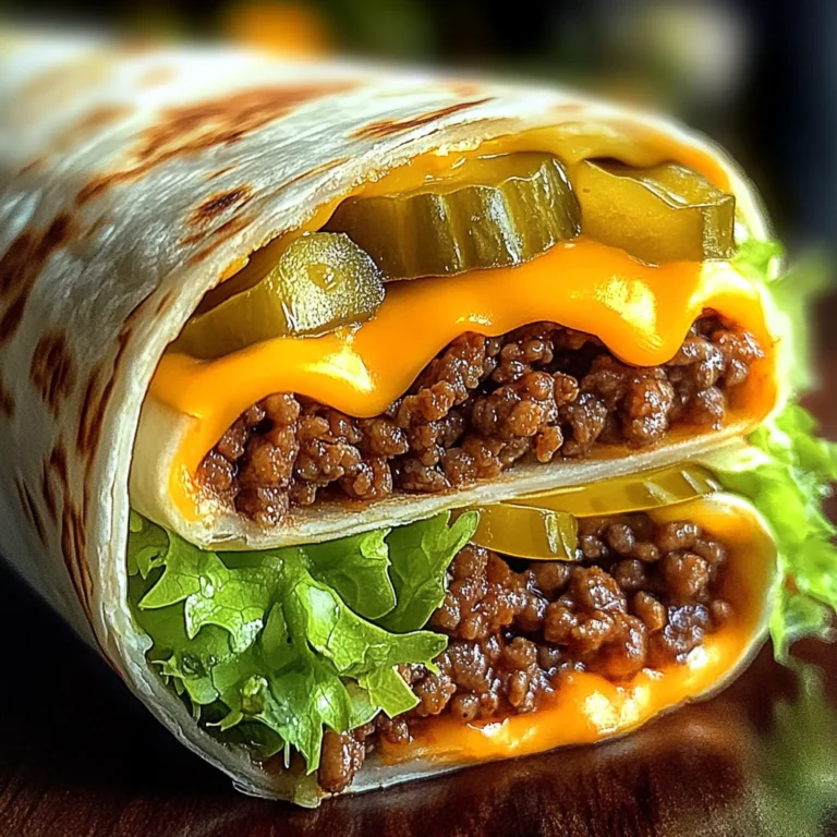 Big Mac Wrap mit Hackfleisch & Käse