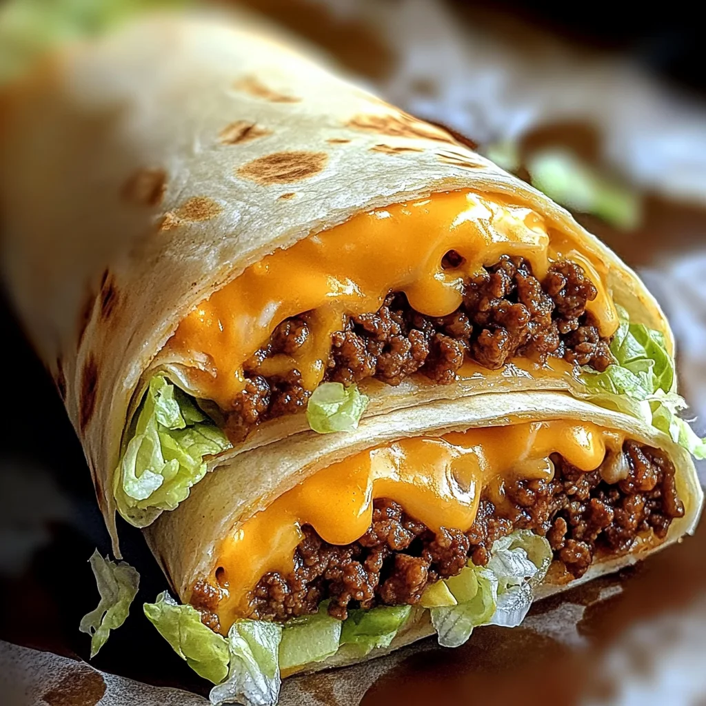 Big Mac Wrap mit Hackfleisch & Käse
