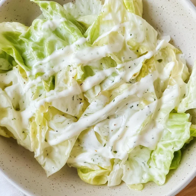 Eisbergsalat-Dressing mit Schmand und Zitrone
