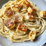 Halloumi carbonara
