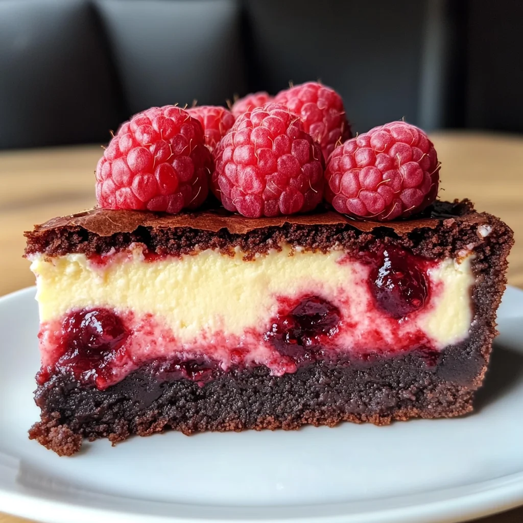 Himbeer-Brownie-Cheesecake: