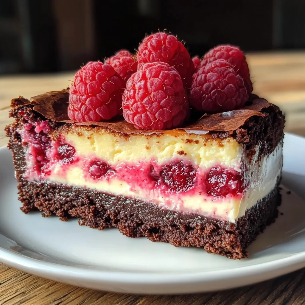 Himbeer-Brownie-Cheesecake: