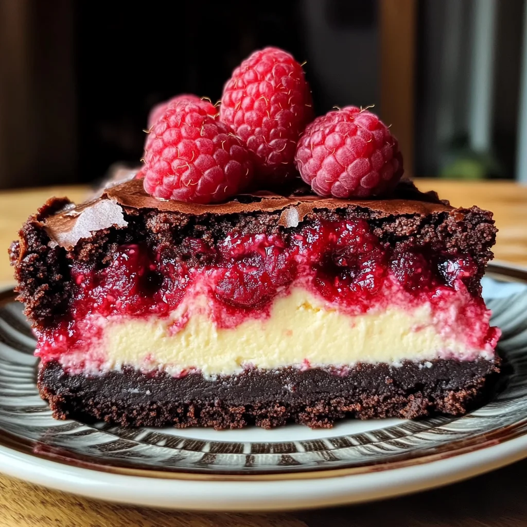 Himbeer-Brownie-Cheesecake:
