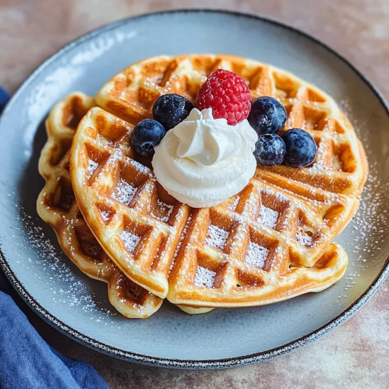 Joghurt-Waffeln - so saftig