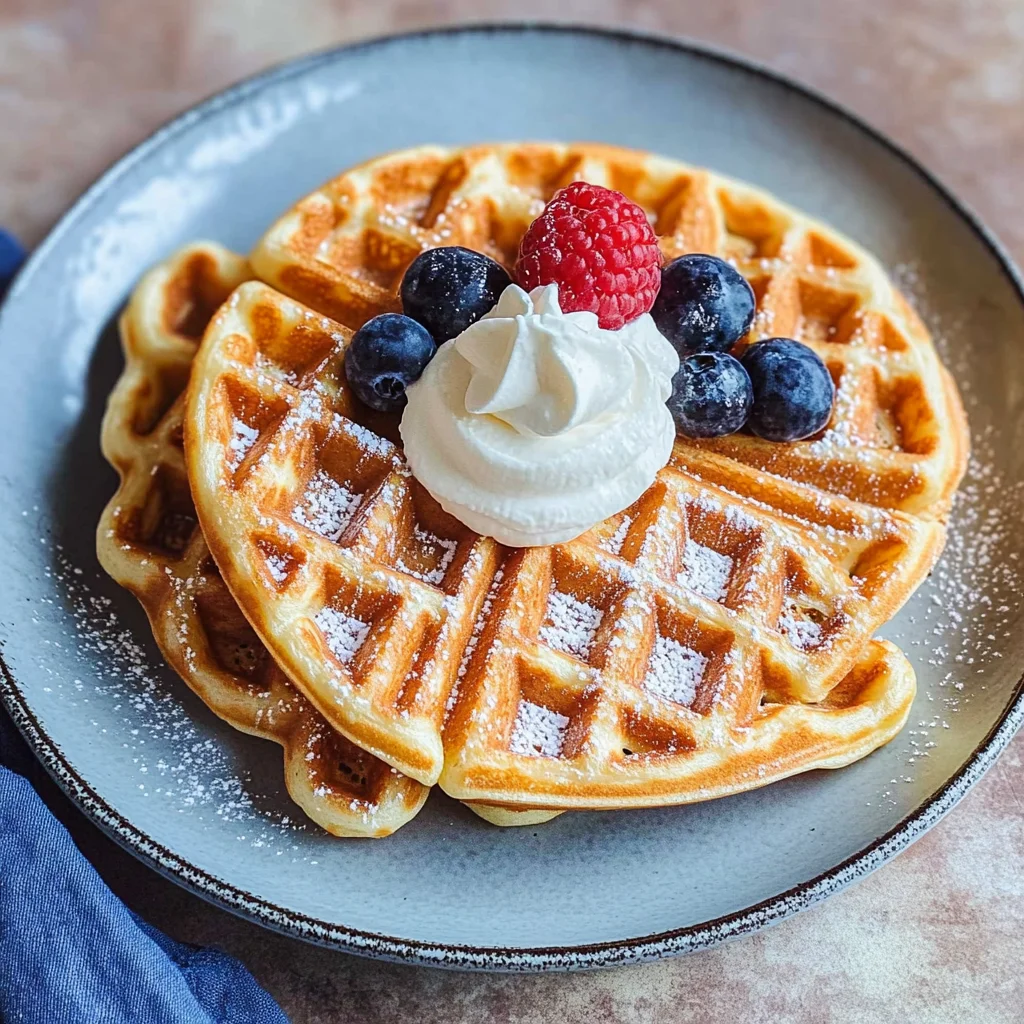 Joghurt-Waffeln - so saftig