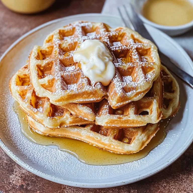 Joghurt-Waffeln - so saftig