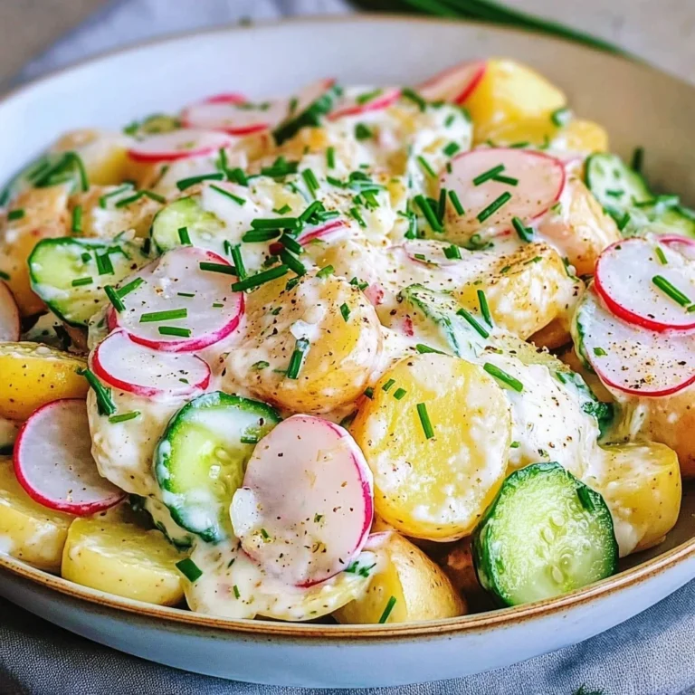 Kartoffelsalat mit Joghurt & Gurke