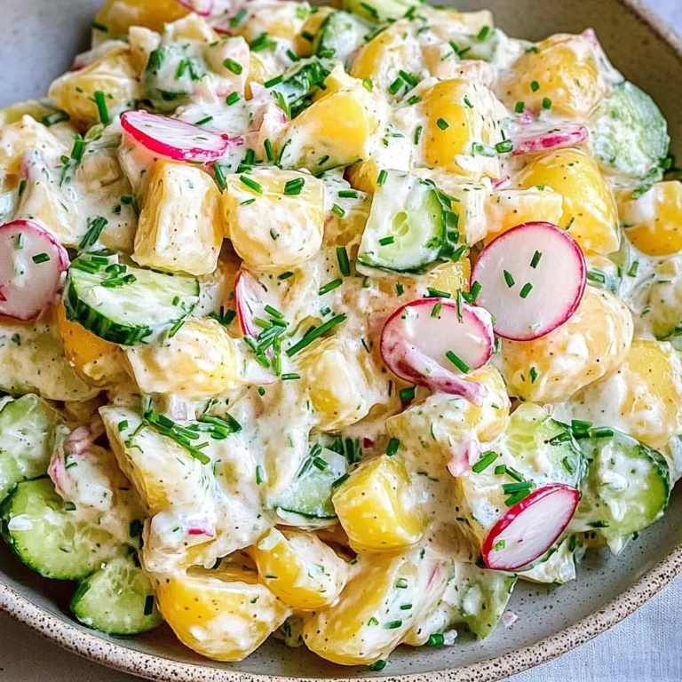 Kartoffelsalat mit Joghurt & Gurke