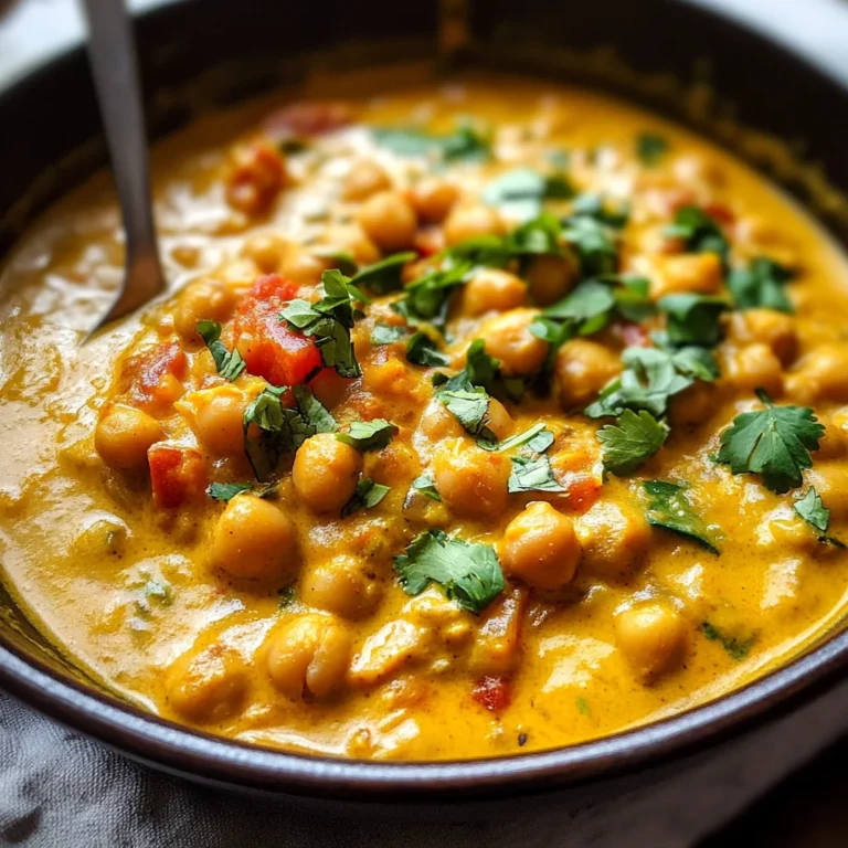 Kichererbsen-Curry mit Kokosmilch
