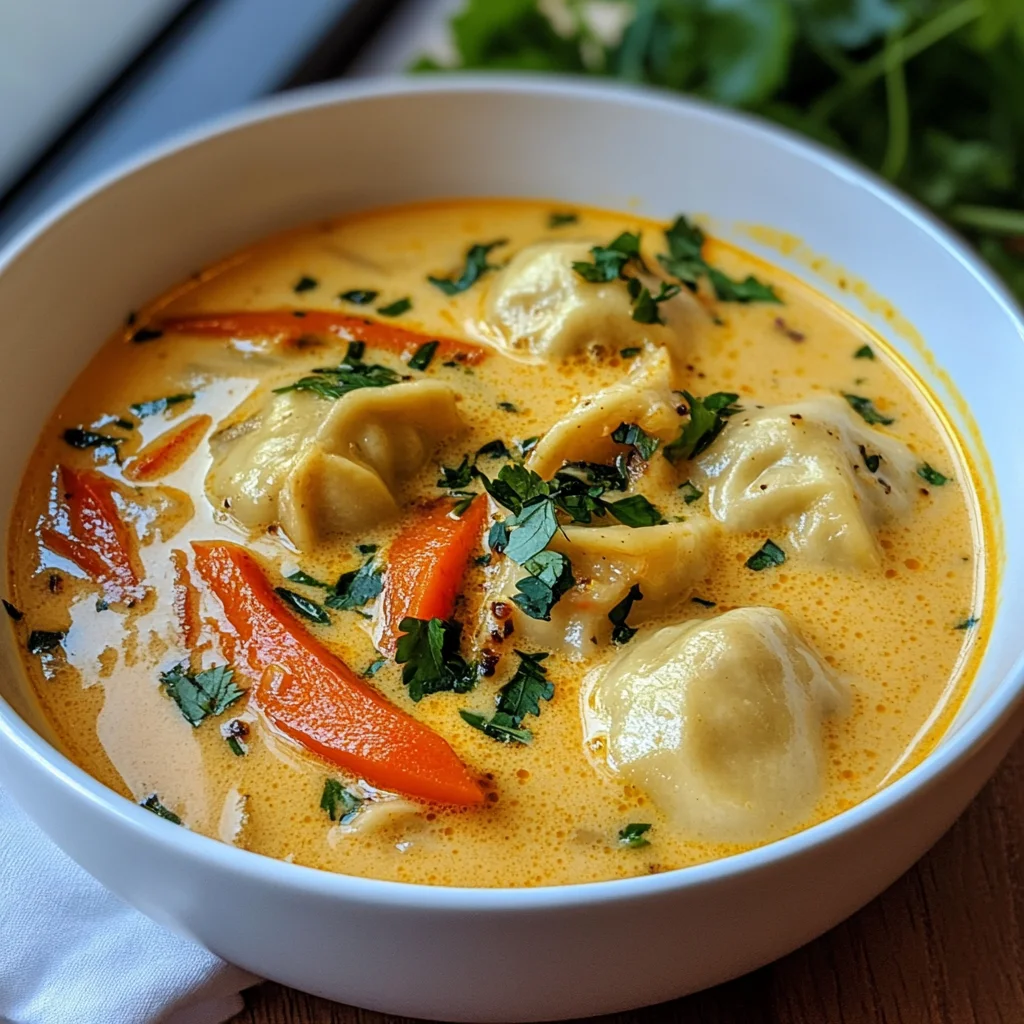 Kokosnuss-Curry-Suppe