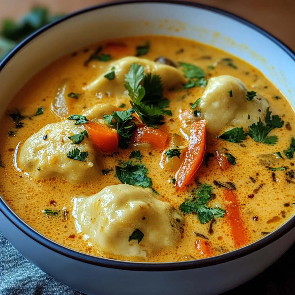 Kokosnuss-Curry-Suppe