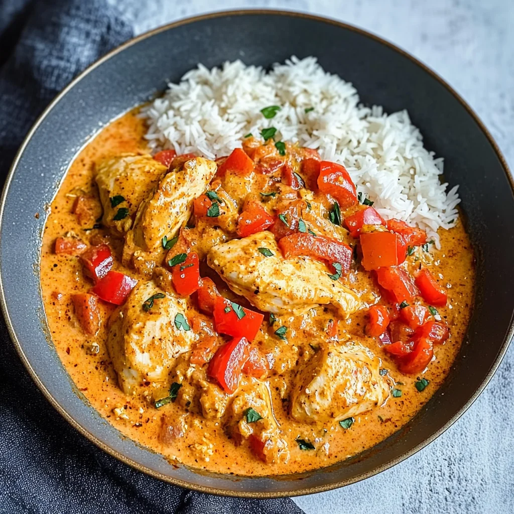 Paprika-Hähnchen-Pfanne