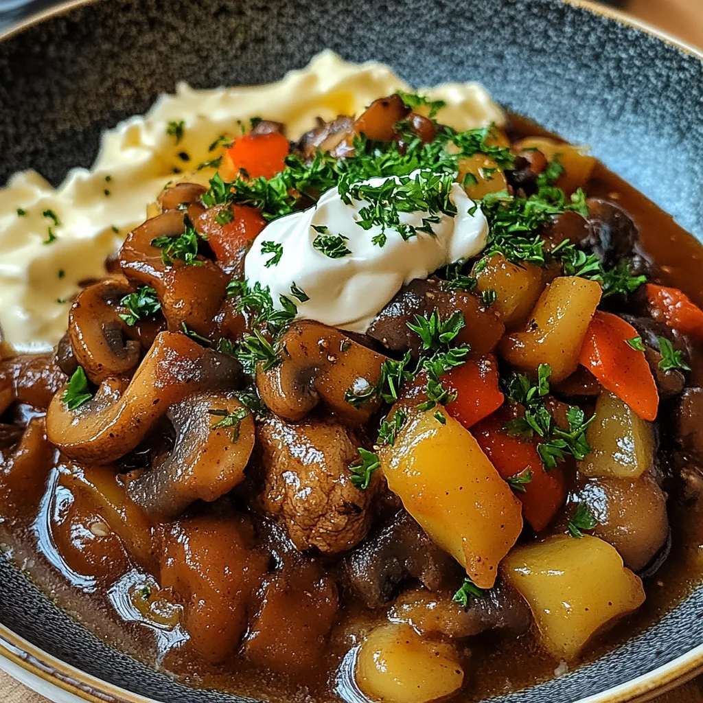 Pilzgulasch