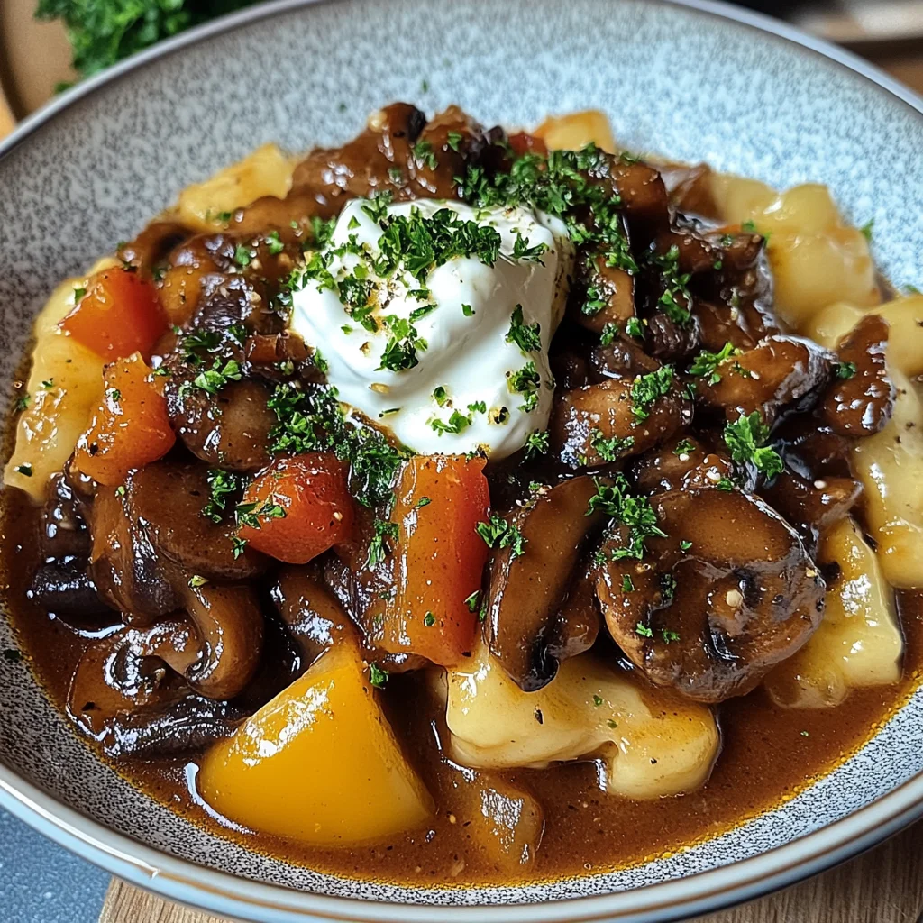 Pilzgulasch