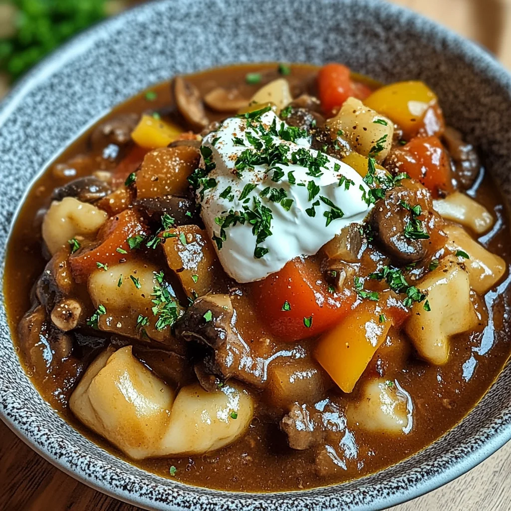 Pilzgulasch