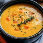 Samtige Möhren Kartoffel Suppe