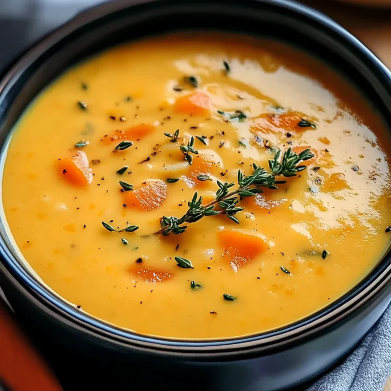 Samtige Möhren Kartoffel Suppe