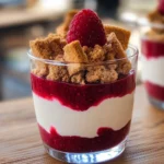 Spekulatius Dessert mit Himbeeren – Nachtisch zu Weihnachten