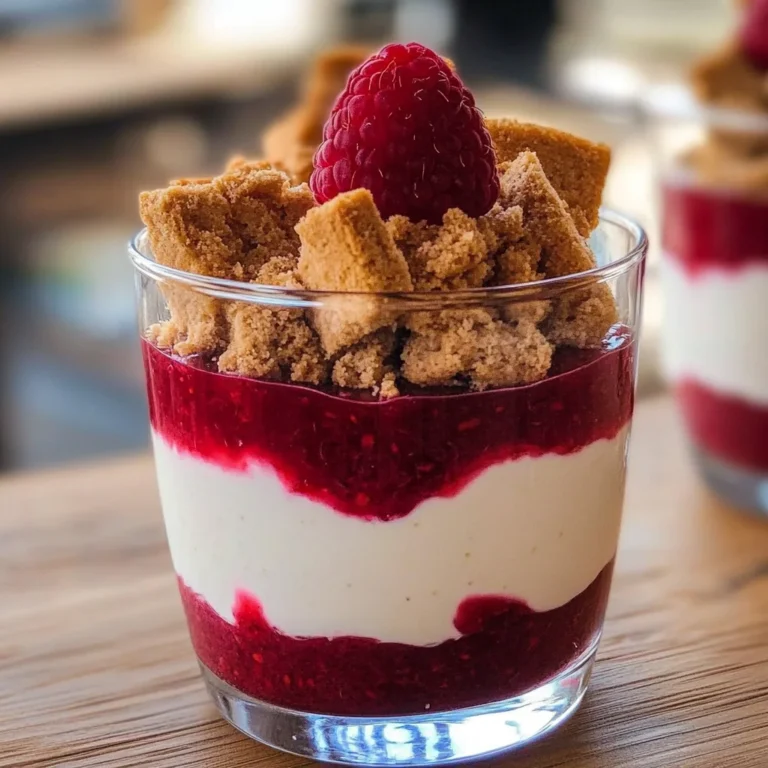 Spekulatius Dessert mit Himbeeren – Nachtisch zu Weihnachten