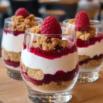 Spekulatius Dessert mit Himbeeren – Nachtisch zu Weihnachten