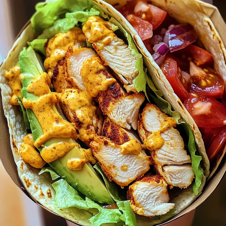 Südwestliche Hähnchen-Wraps