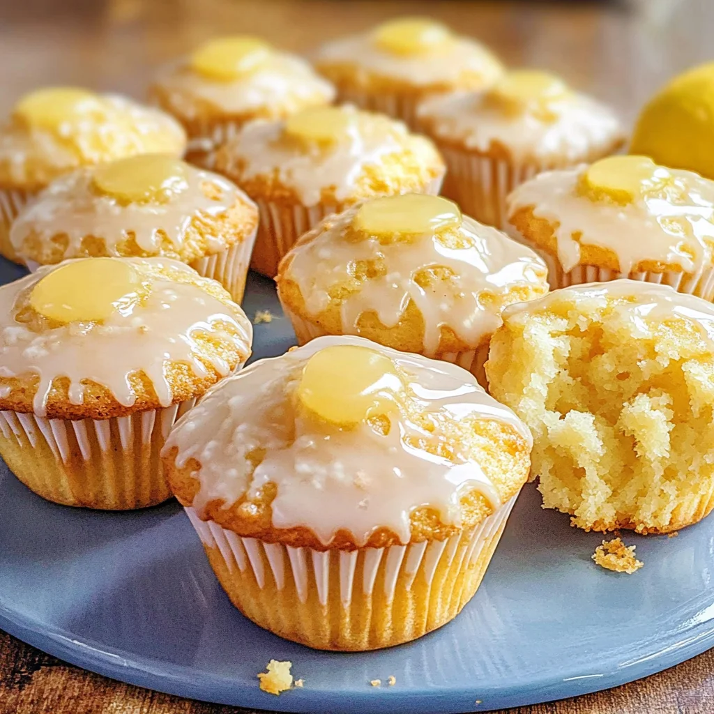 Zitronenmuffins mit Öl – saftig & einfach