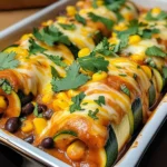 Zucchini Enchilada Roll-Ups