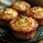 Zwiebelkuchenmuffins