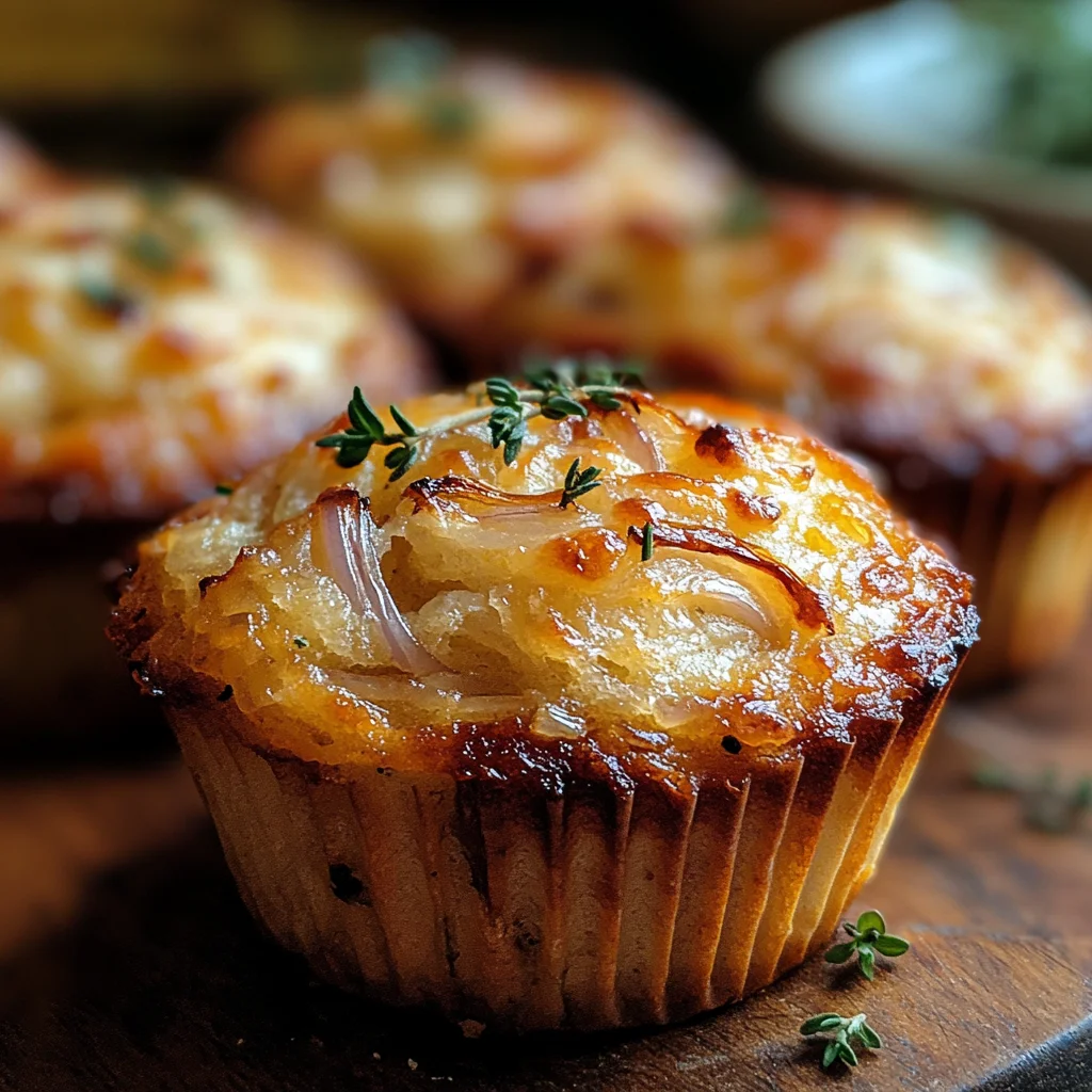 Zwiebelkuchenmuffins