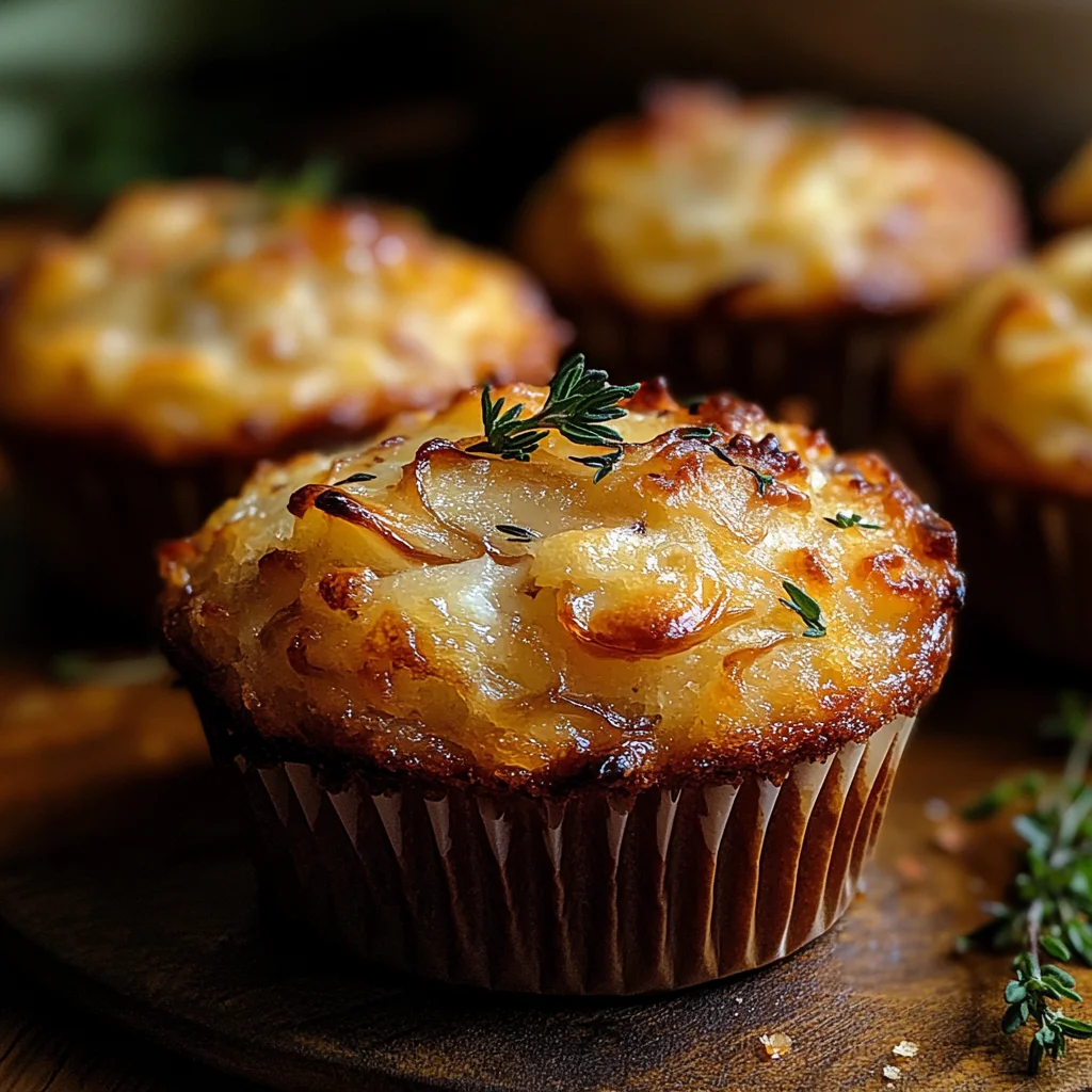 Zwiebelkuchenmuffins