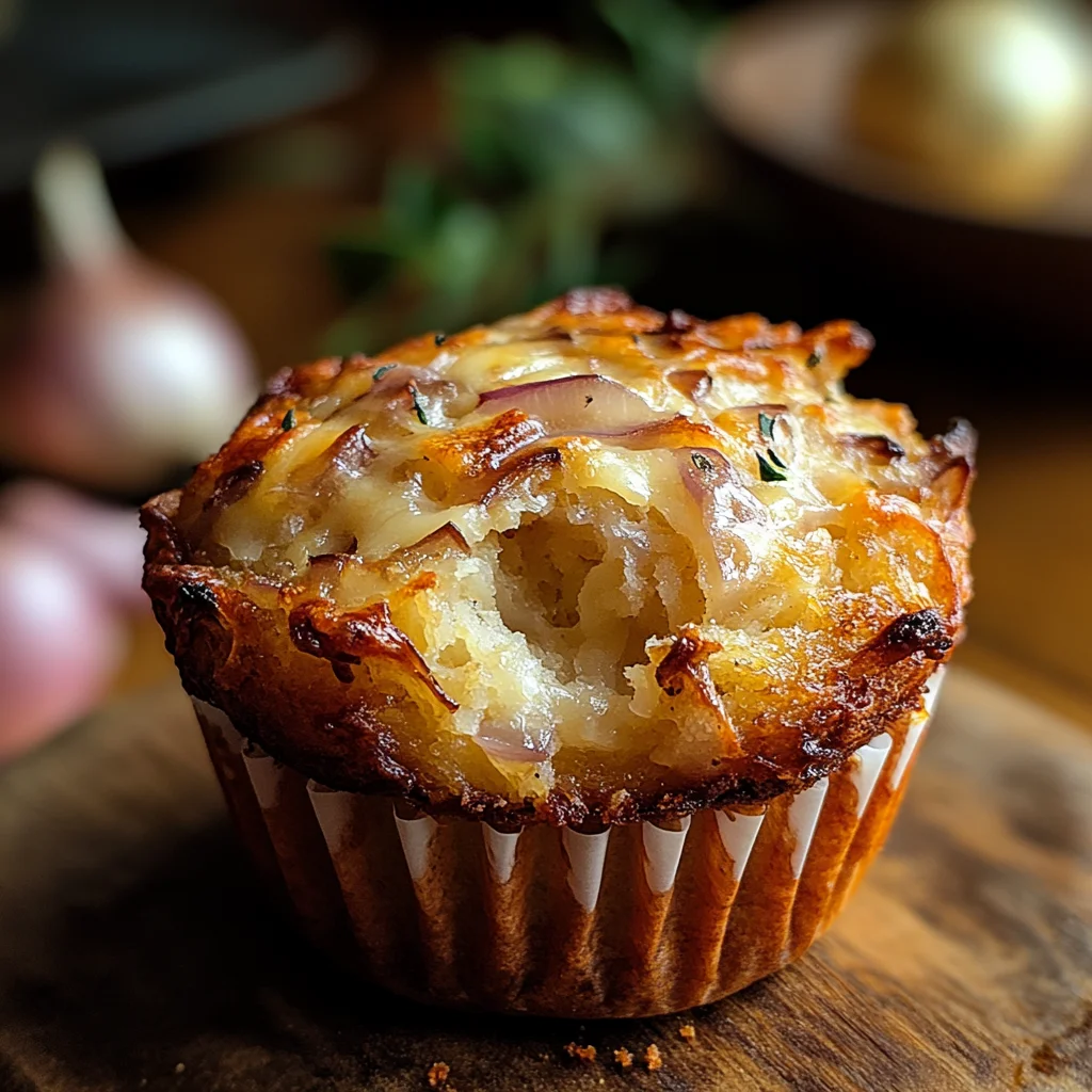 Zwiebelkuchenmuffins